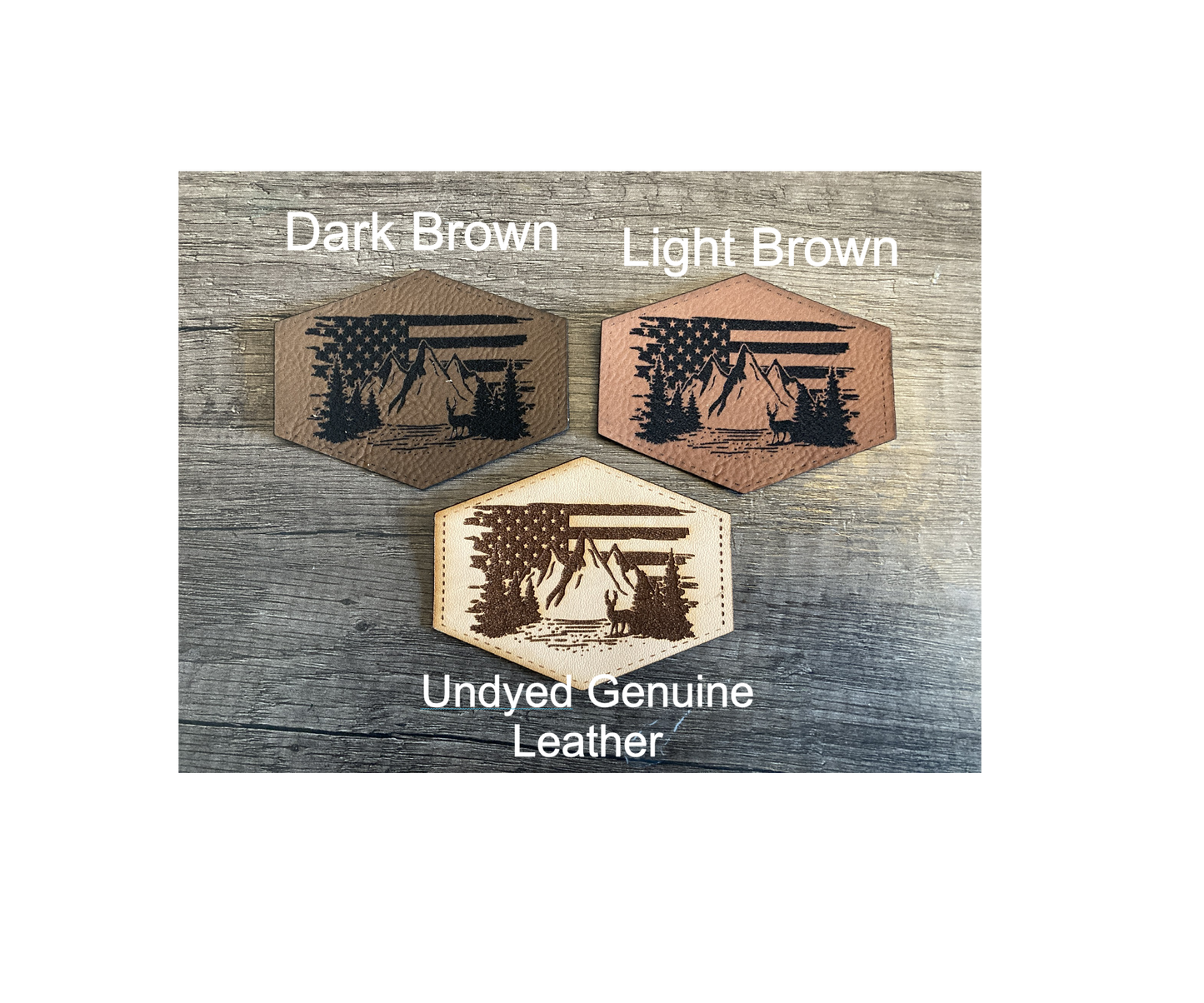 Dog Mom Outline Leatherette Hat Patch
