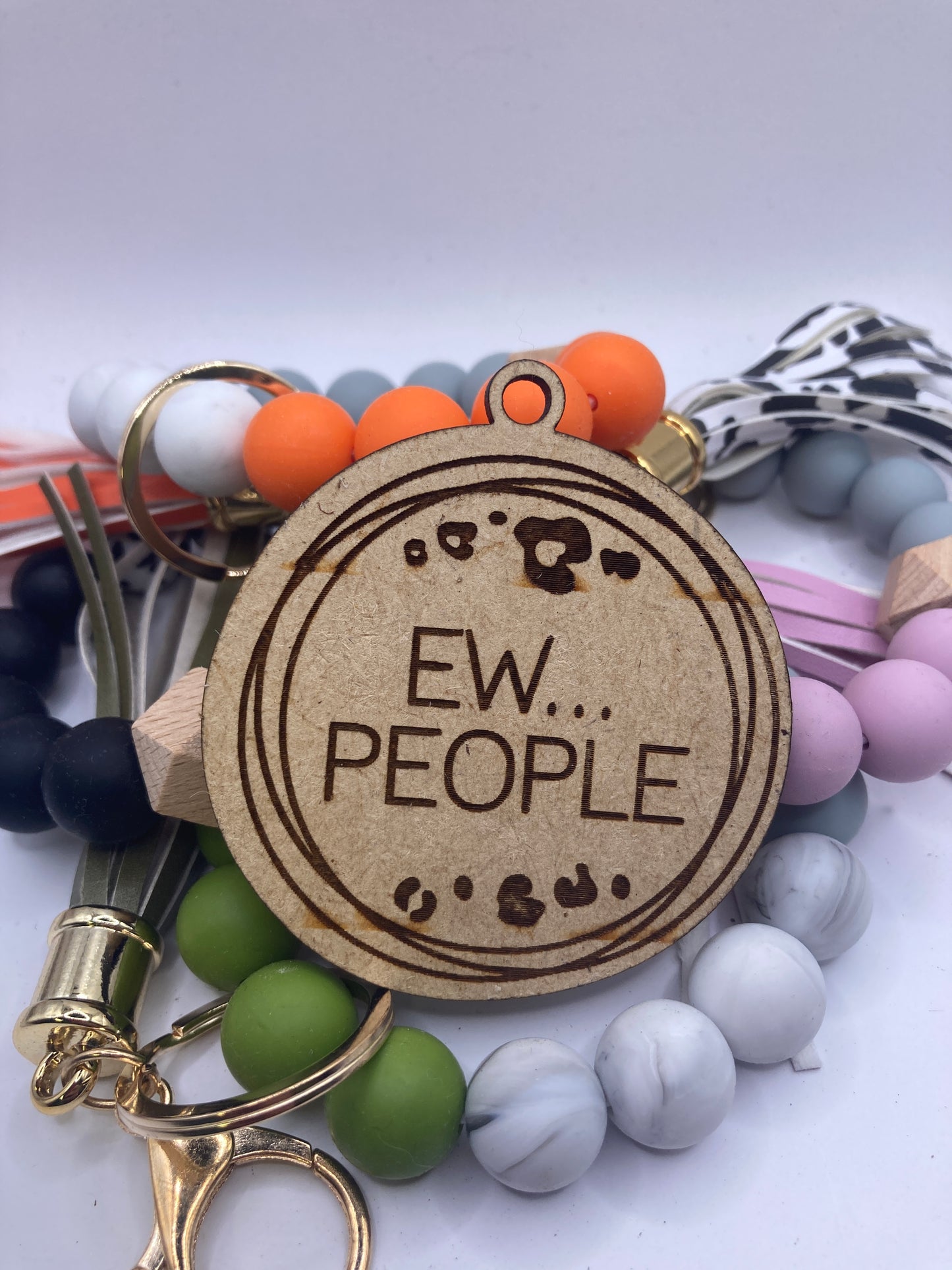 Ew People Leopard Wooden Accessory Token