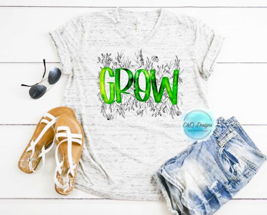 Grow Sublimation Screen Print Transfer