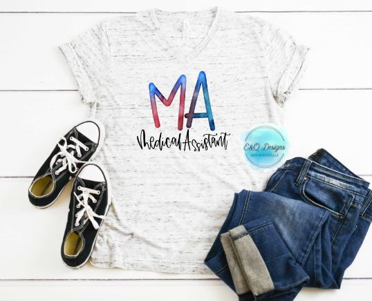Medical Assistant Sublimation Transfer