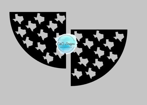 Texas State Sleeve Template