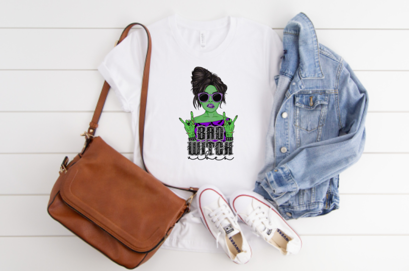 Bad Witch Vibes Sublimation Transfer