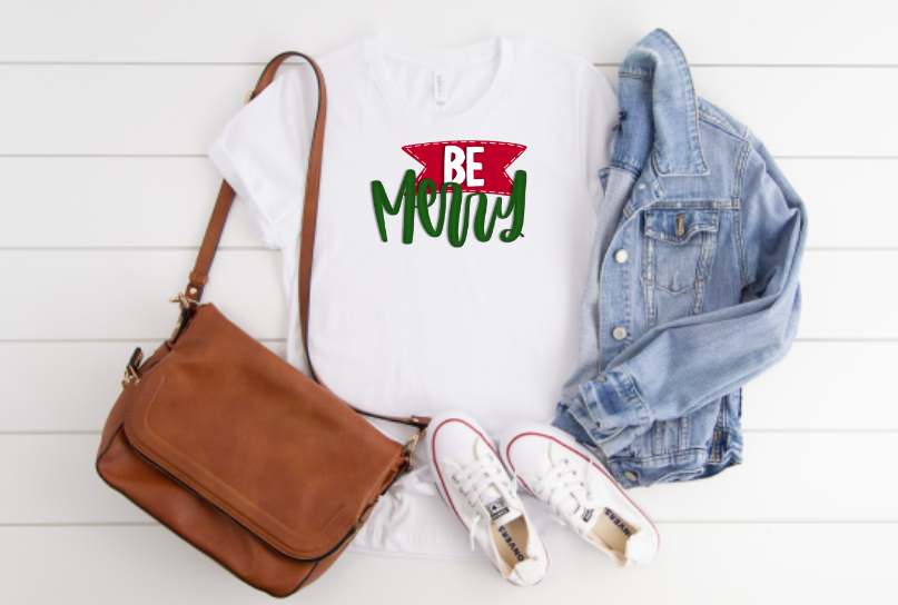 Be Merry With Banner Sublimation Transfer