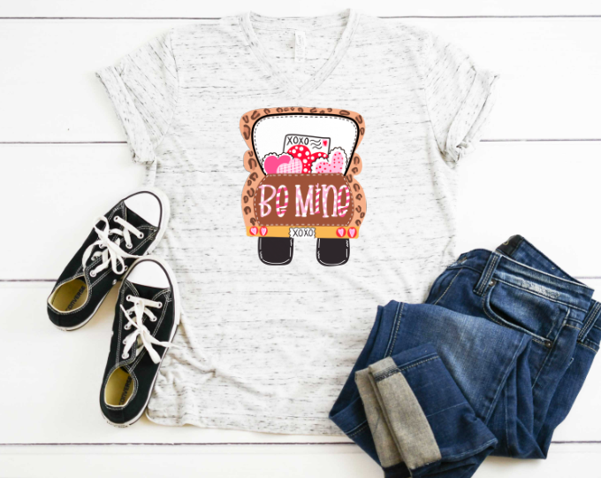 Be Mine Truck Sublimation Transfer