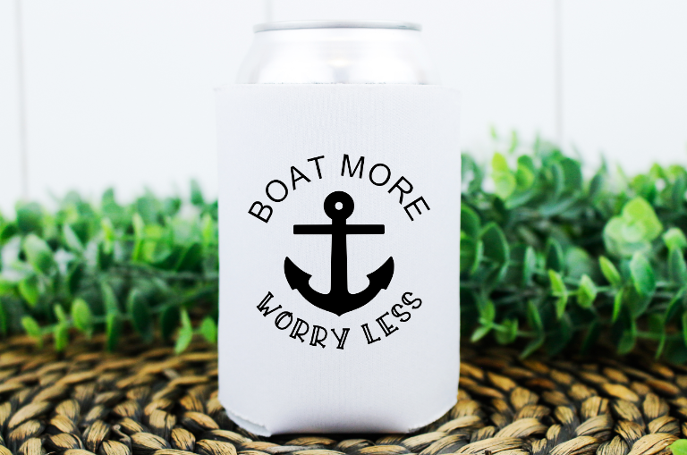 Boat More Worry Less Can Cooler Transfer