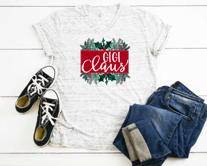 Gigi Claus Sublimation Transfer
