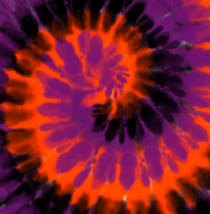Halloween Tie Dye Sublimation Transfer