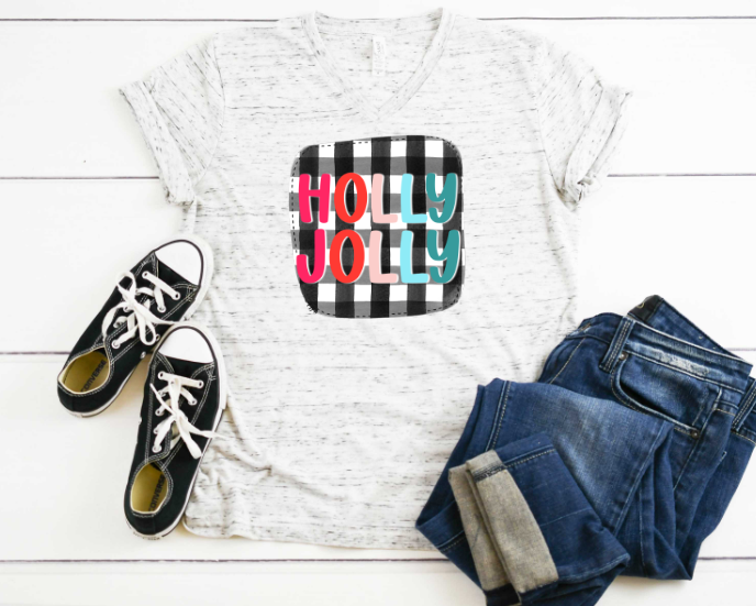Holly Jolly Sublimation Transfer