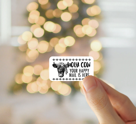 Holy Cow Thermal Sticker Set