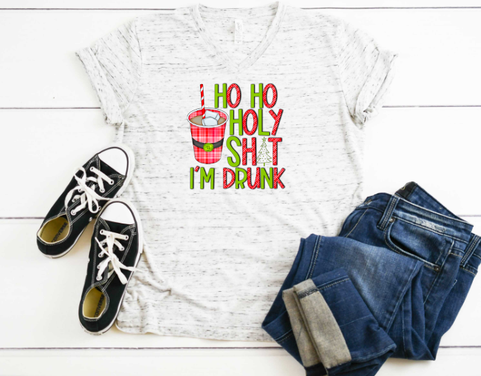 Ho Ho Holly Sublimation Transfer