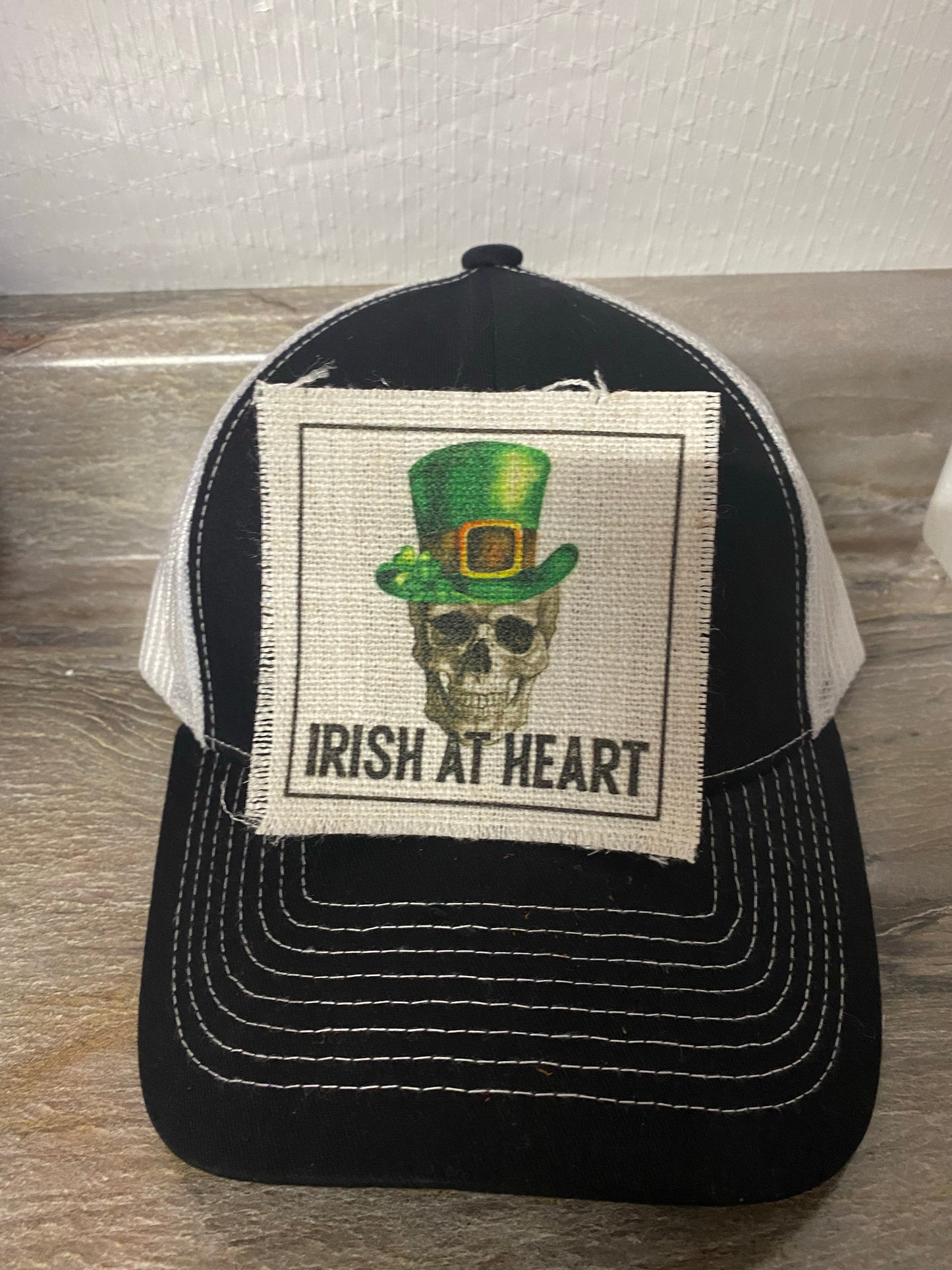 Irish At Heart Hat Patch