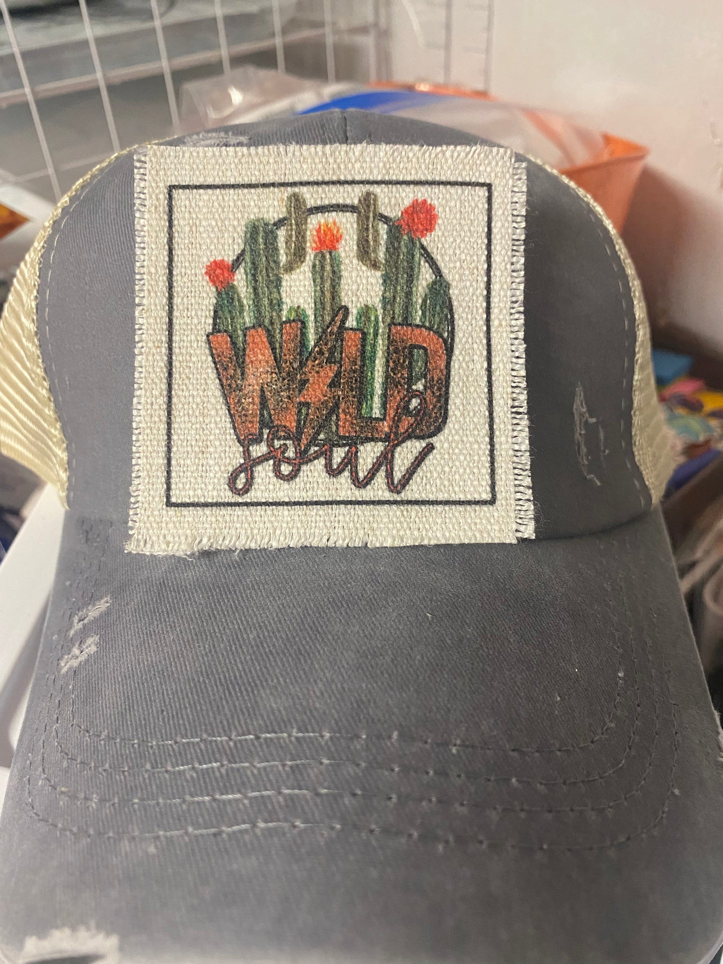 Wild Soul Cactus Hat Patch