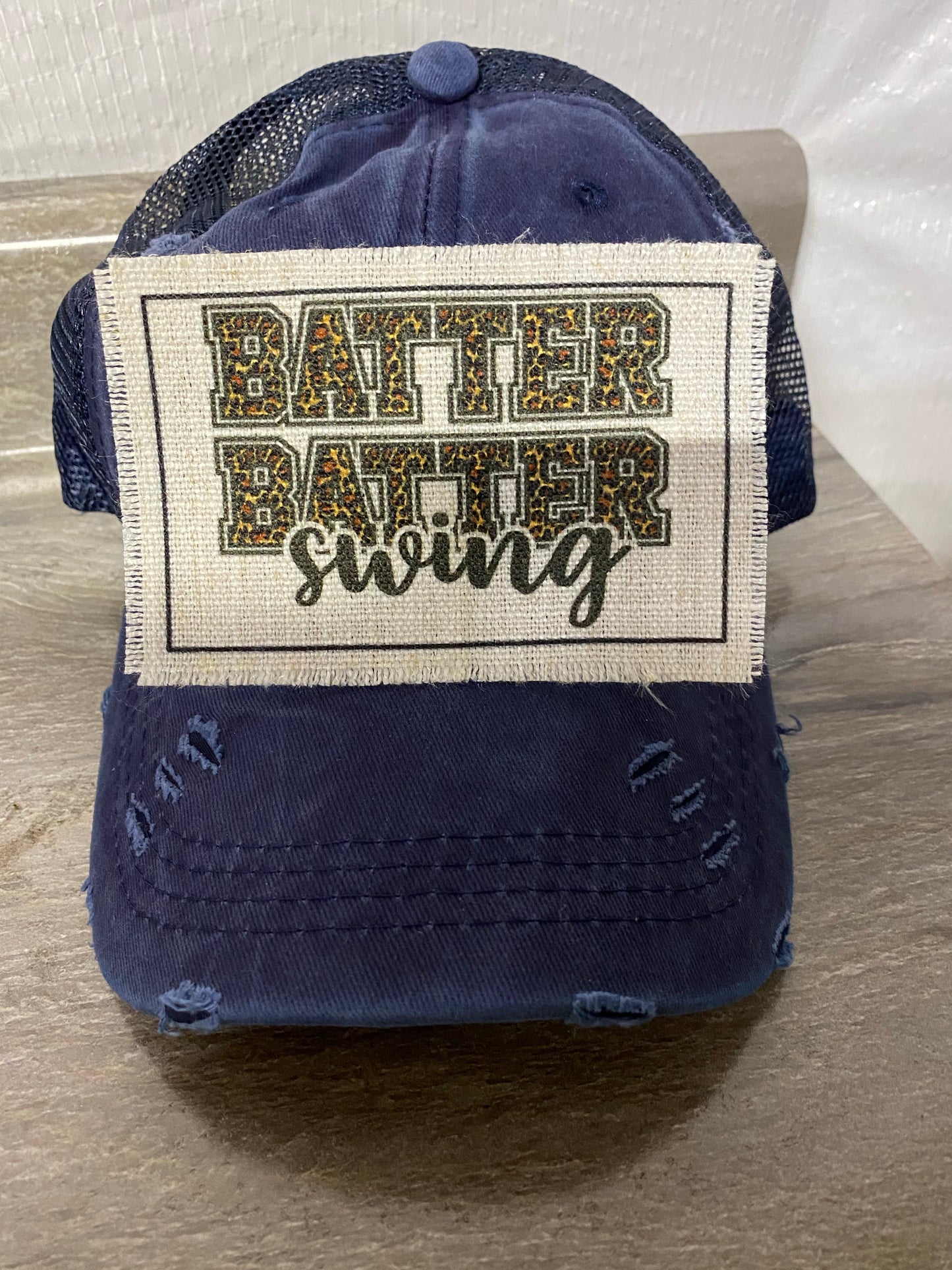 Batter Batter Swing Hat Patch