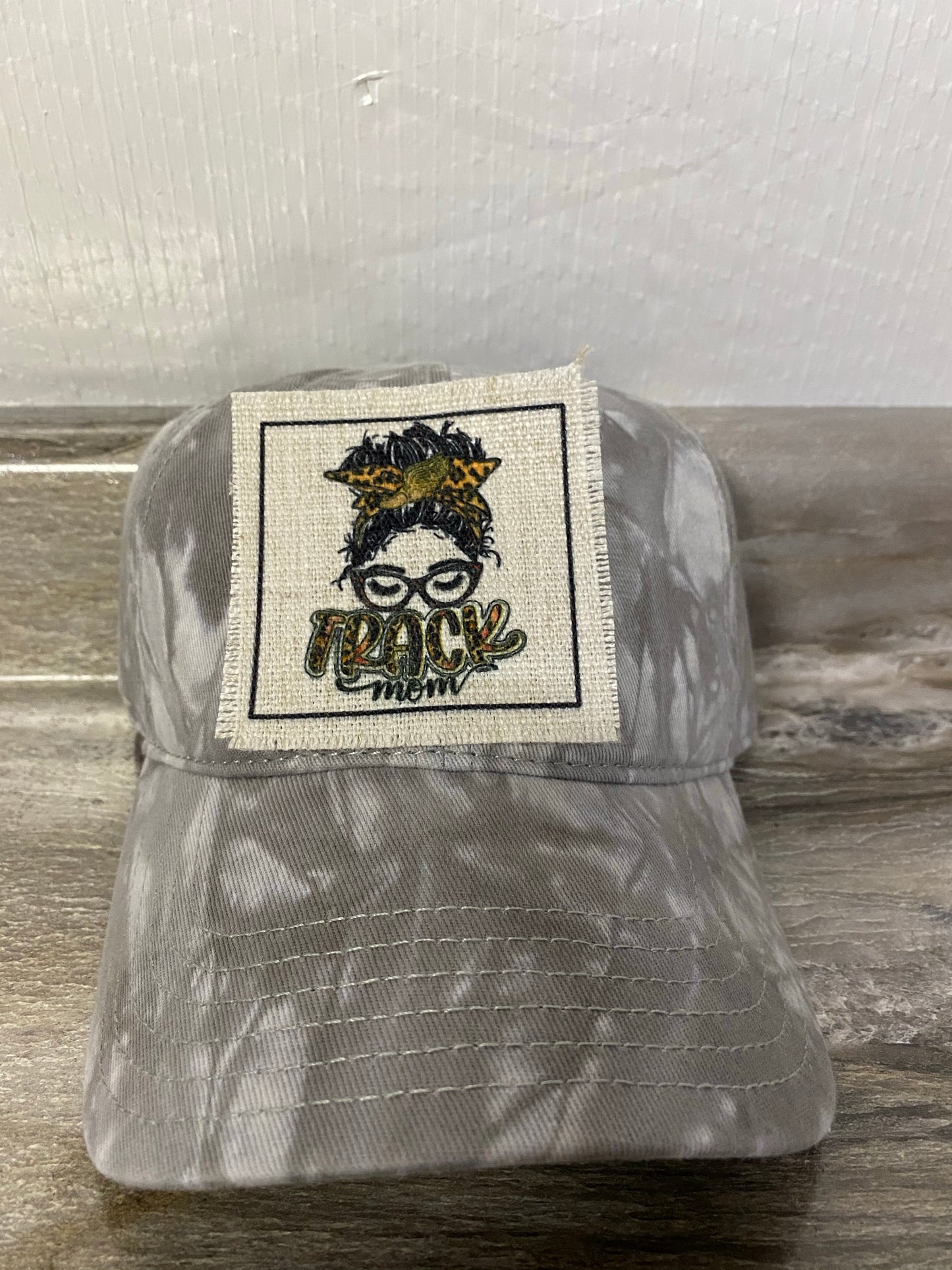 Track Mom Hat Patch