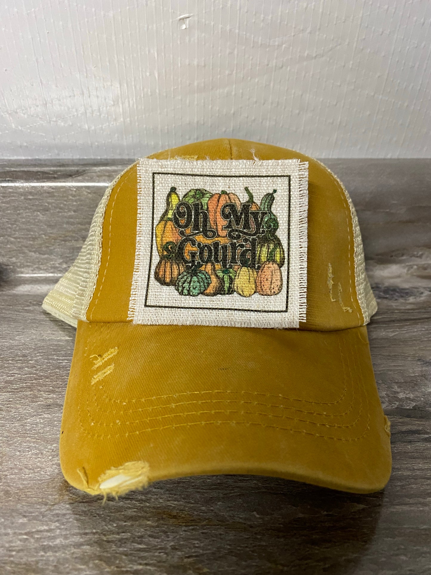Oh My Gourd Hat Patch