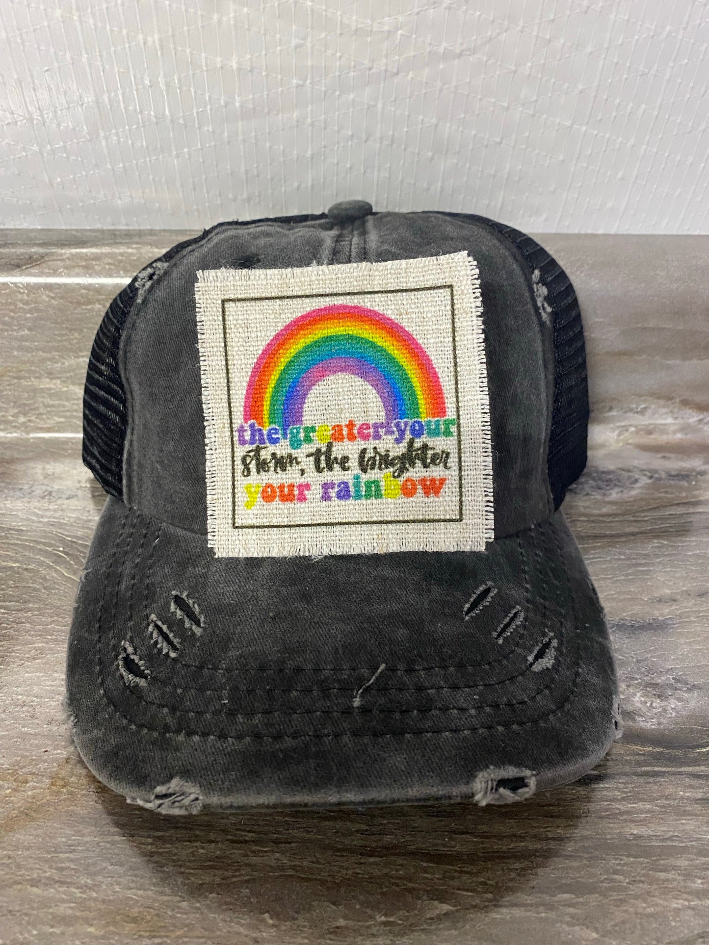 The Greater Your Storm Hat Patch