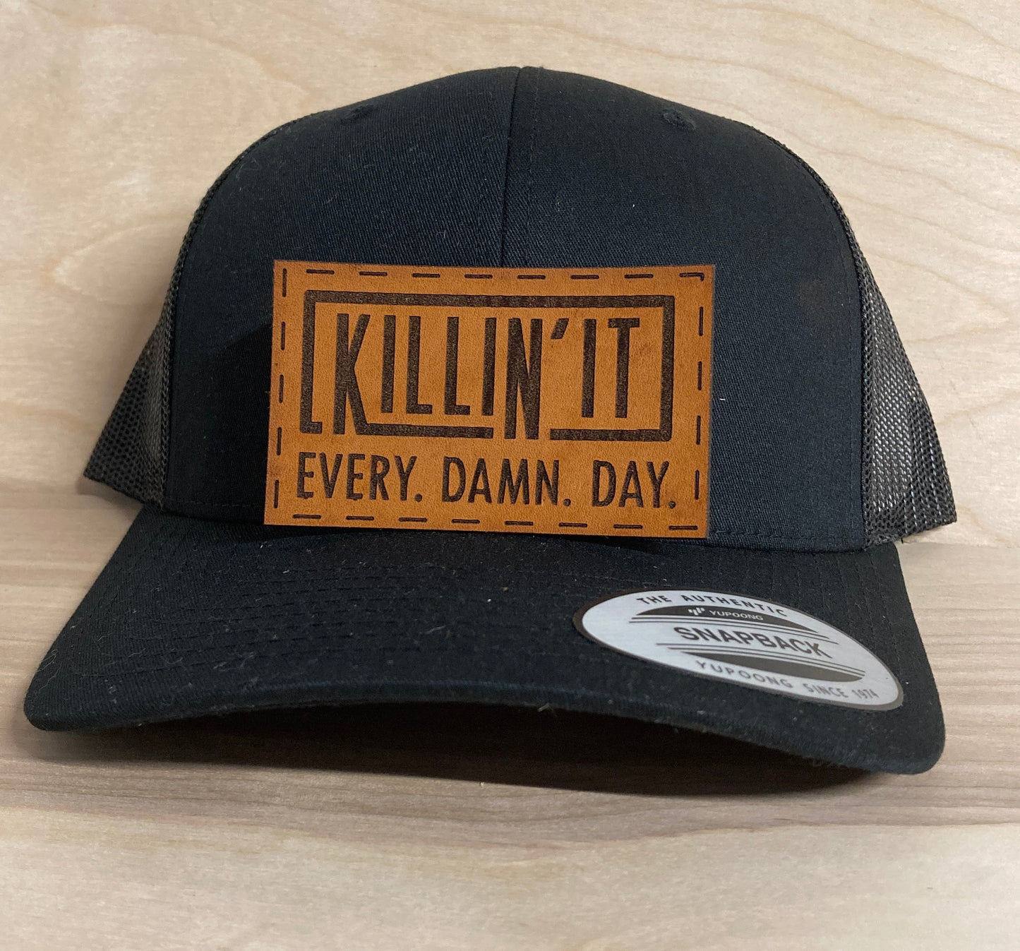 Killin It Leatherette Hat Patch
