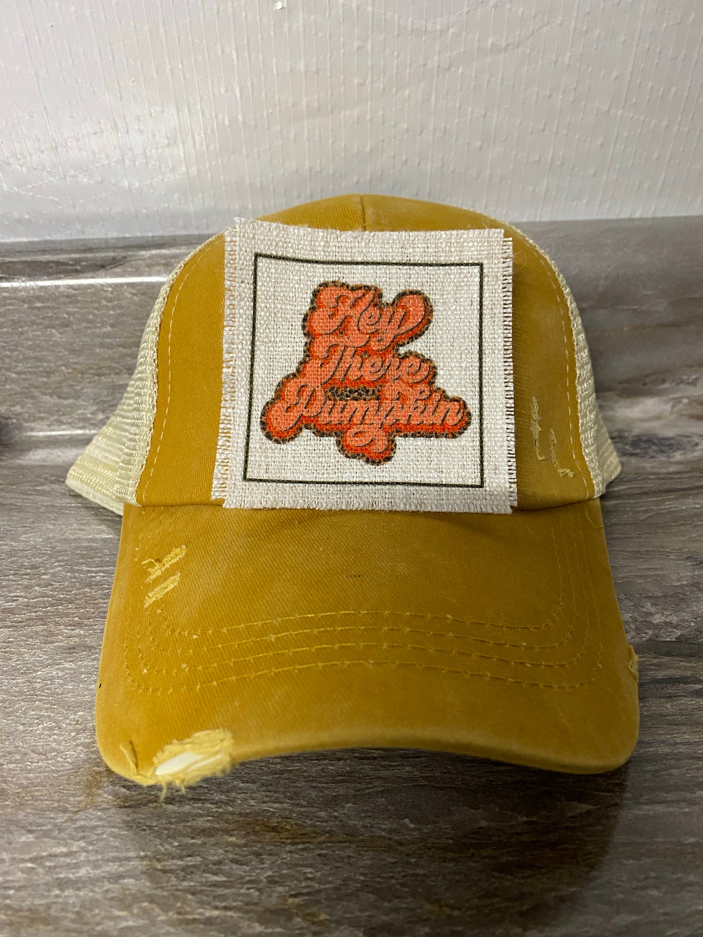 Hey There Pumpkin Hat Patch