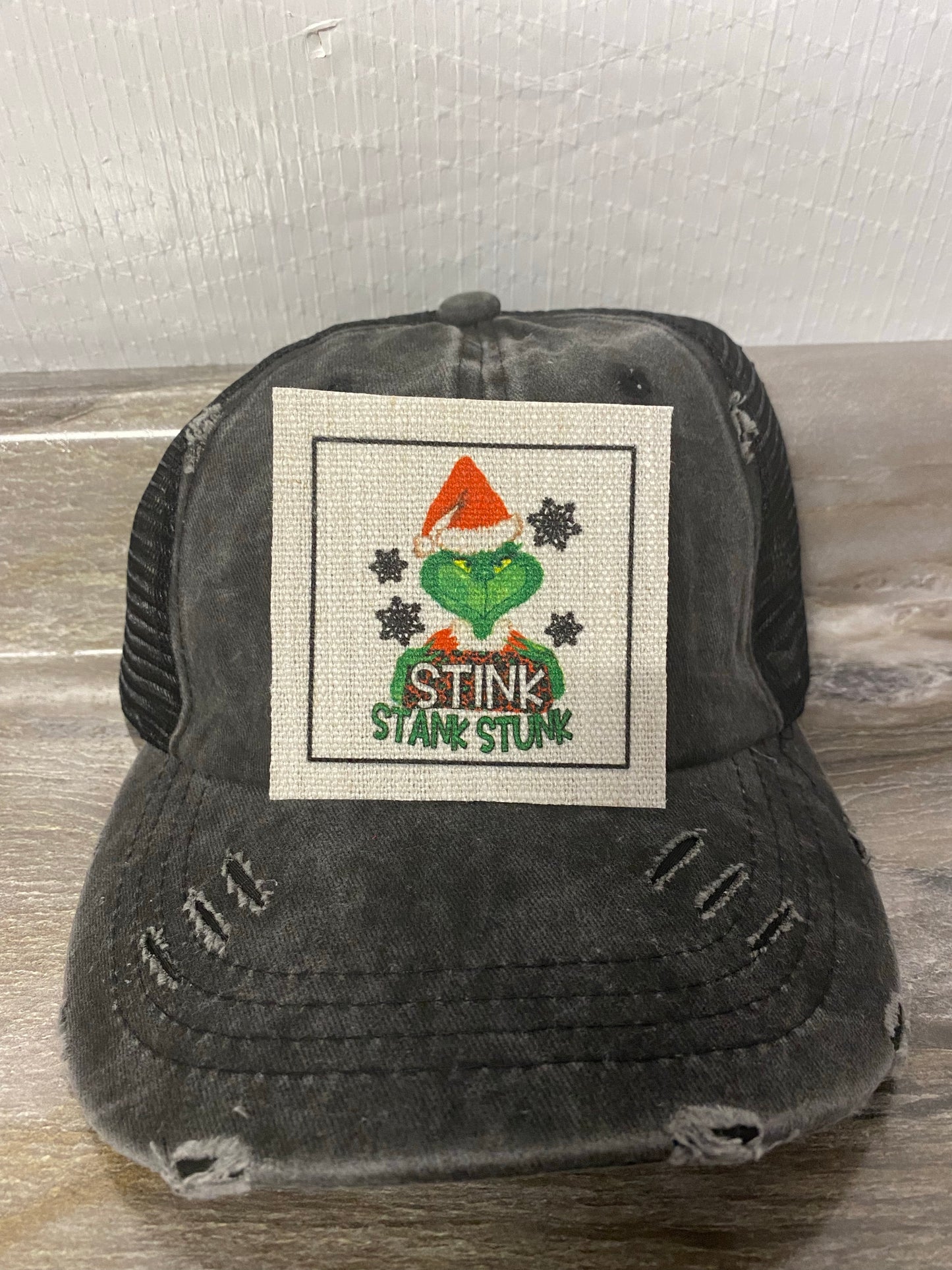 Stink Stank Stunk Hat Patch
