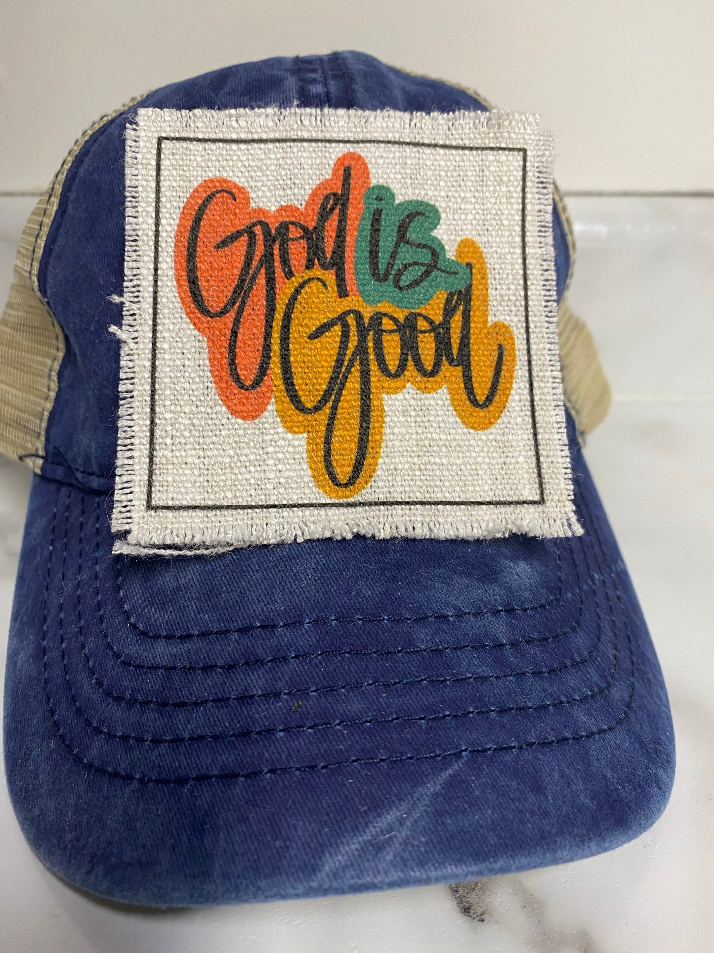 God is Good Hat Patch