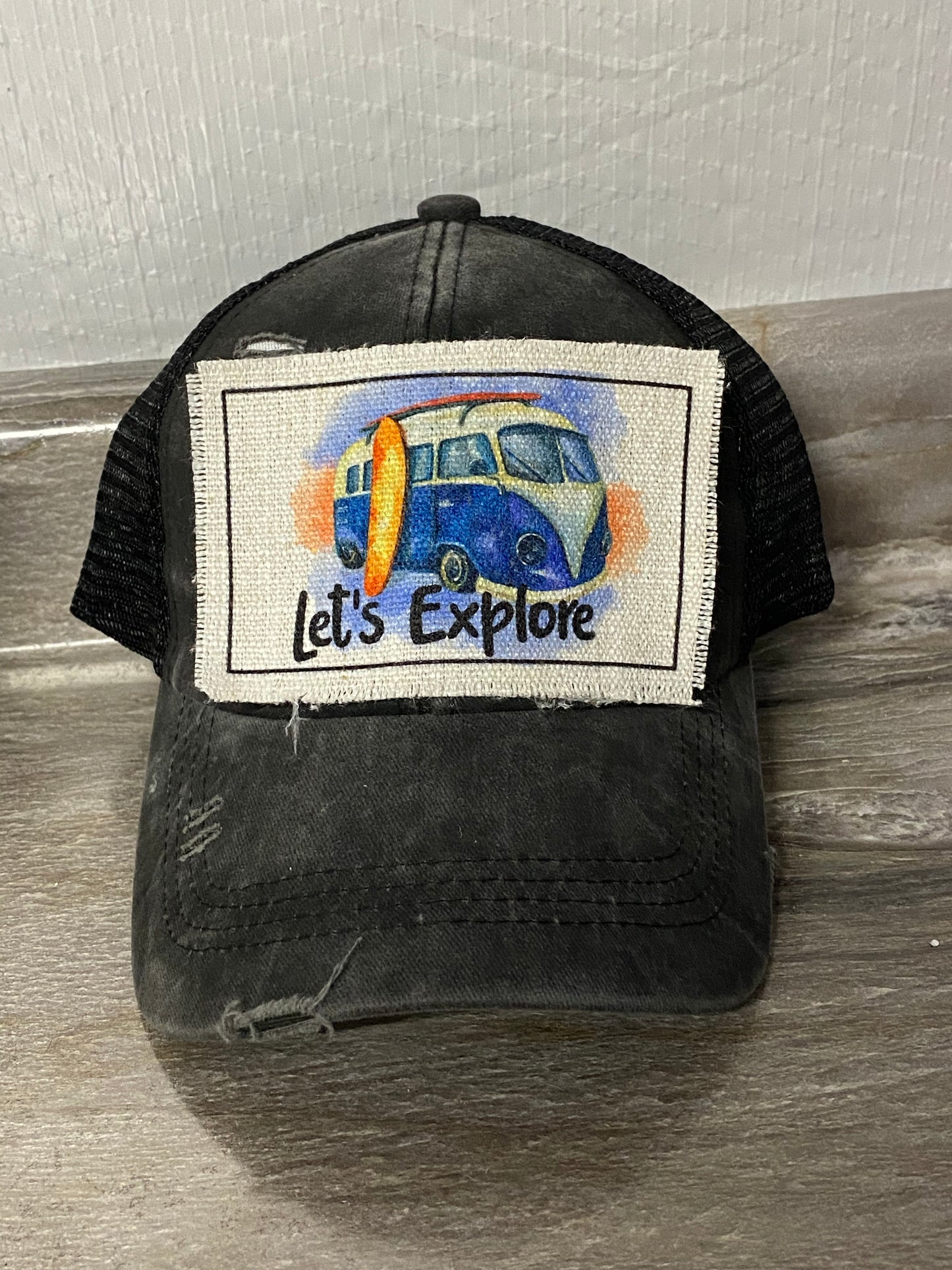 Let's Explore Hat Patch