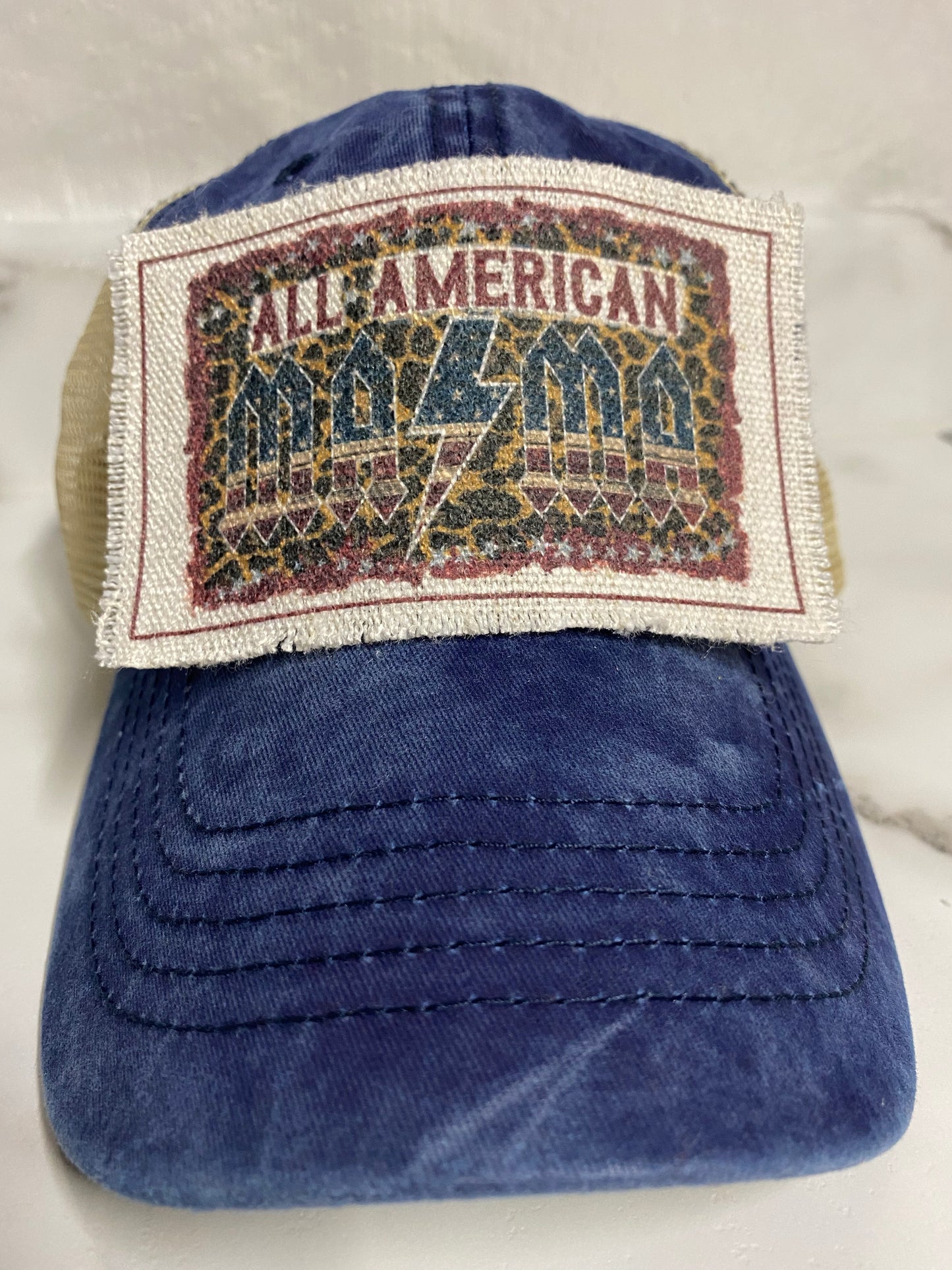 All American Mama Hat Patch