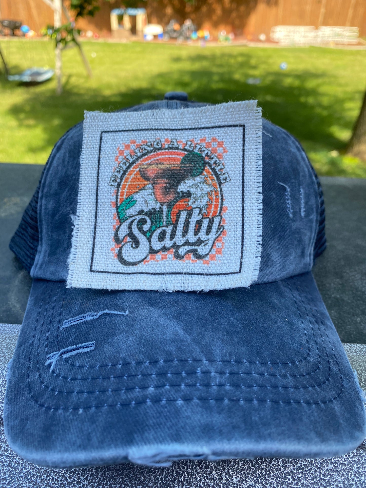 Feeling A Little Salty Hat Patch