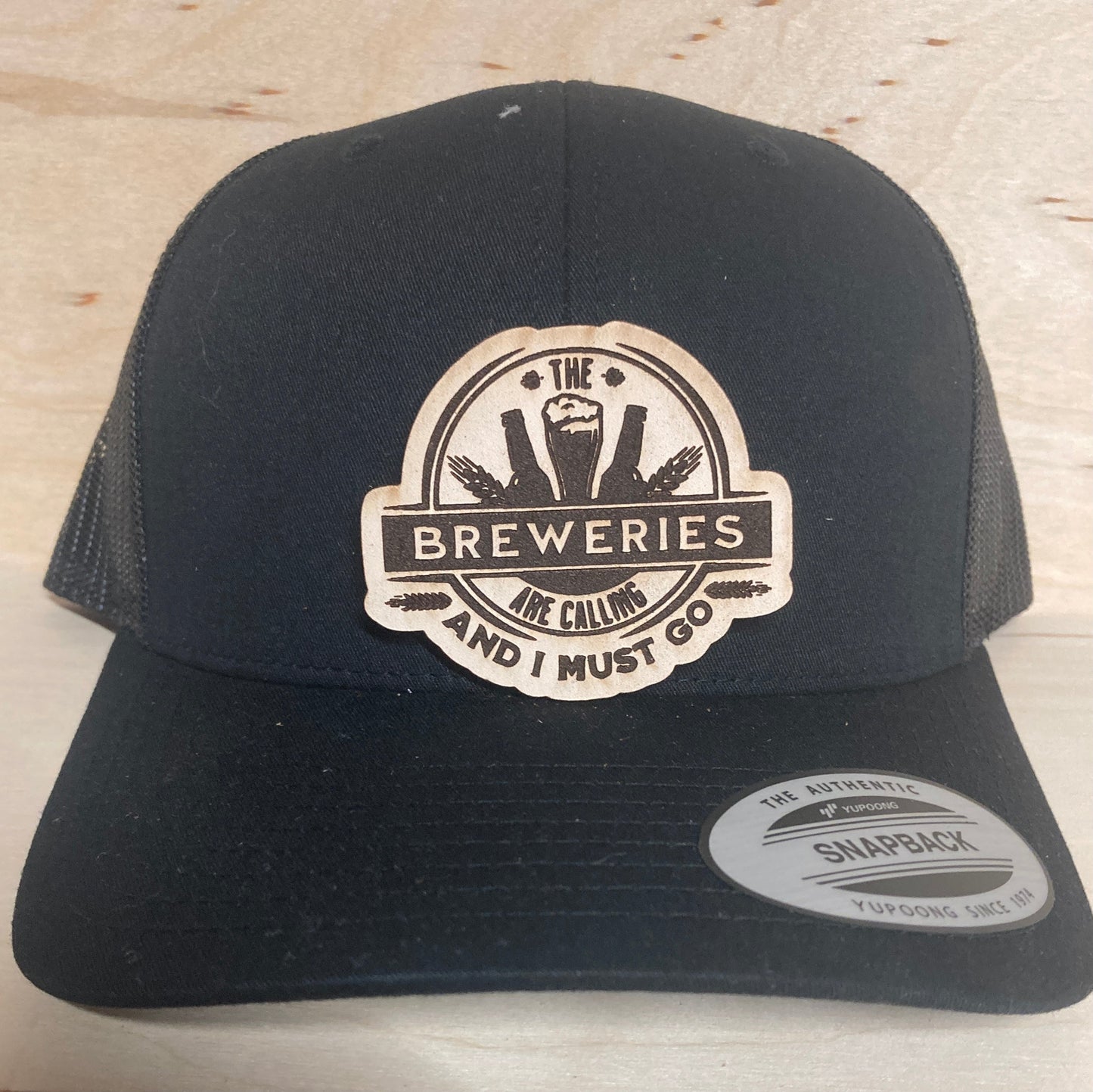 Breweries are Calling Leatherette Hat Patch