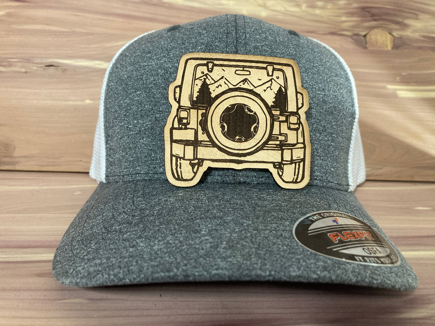 Jeep Window Leatherette Hat Patch