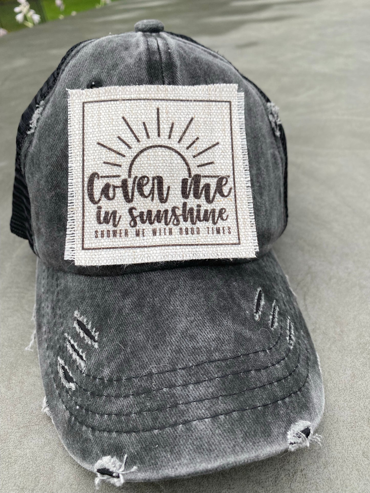 Cover Me In Sunshine Hat Patch