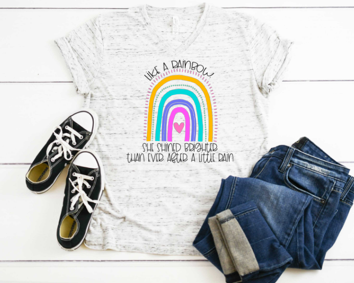 Like a Rainbow Sublimation Transfer