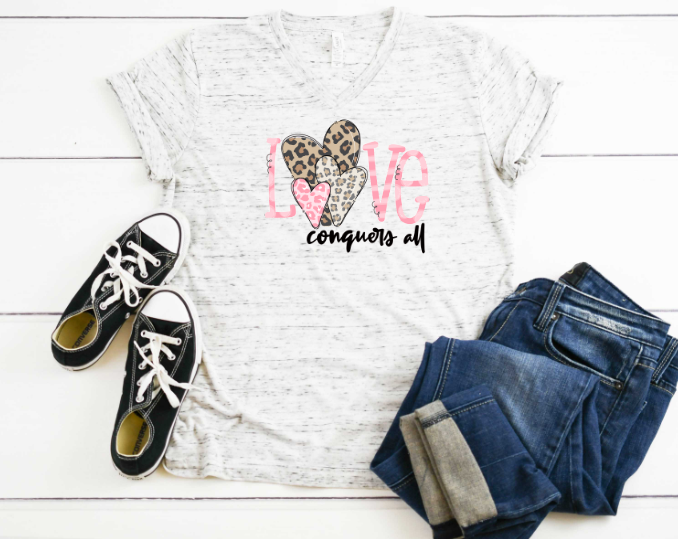 Love Conquers All Sublimation Transfer