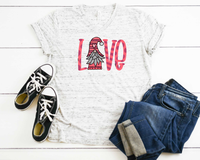 Love Gnome Sublimation Transfer