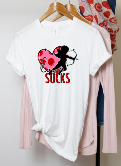 Love Sucks Sublimation Transfer