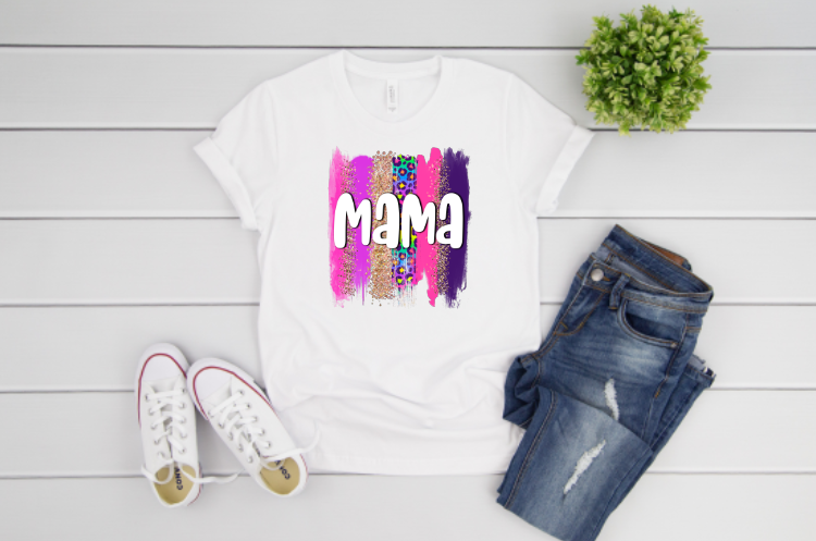 Mama Brushstroke Sublimation Transfer