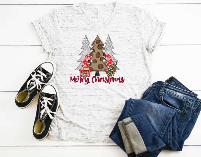 Merry Christmas Gnomes Sublimation Transfer