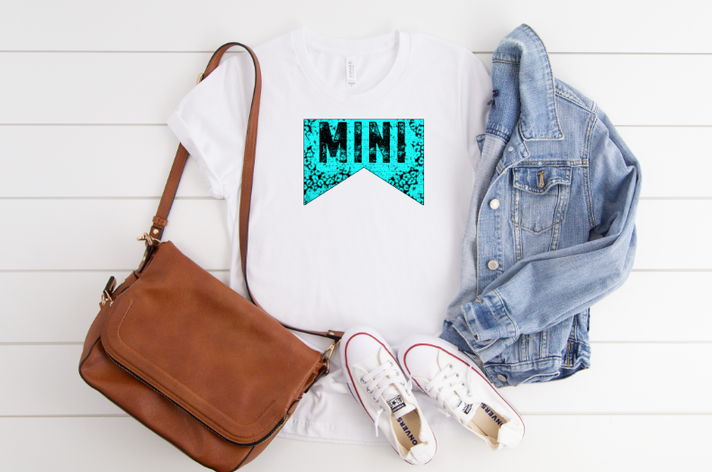 Mini Turquoise Sublimation Transfer