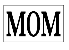 Mom Bold Hat Patch