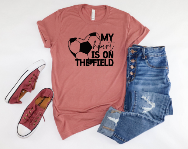 My Heart Is On That Field Soccer Transfer