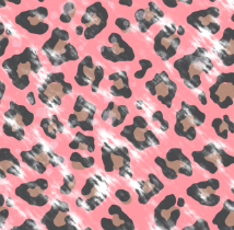 Pink Leopard Sublimation Transfer