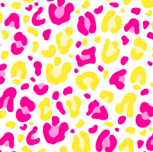 Hot Pink and Yellow Leopard Sublimation Transfer