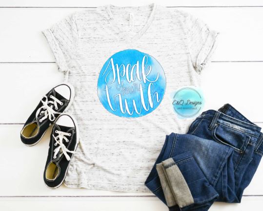 Speak Your Truth Sublimation Transfer