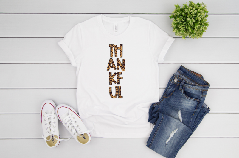 Thankful Leopard Sublimation Transfer