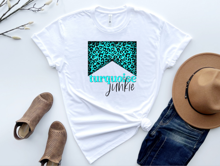 Turquoise Junkie Sublimation Transfer