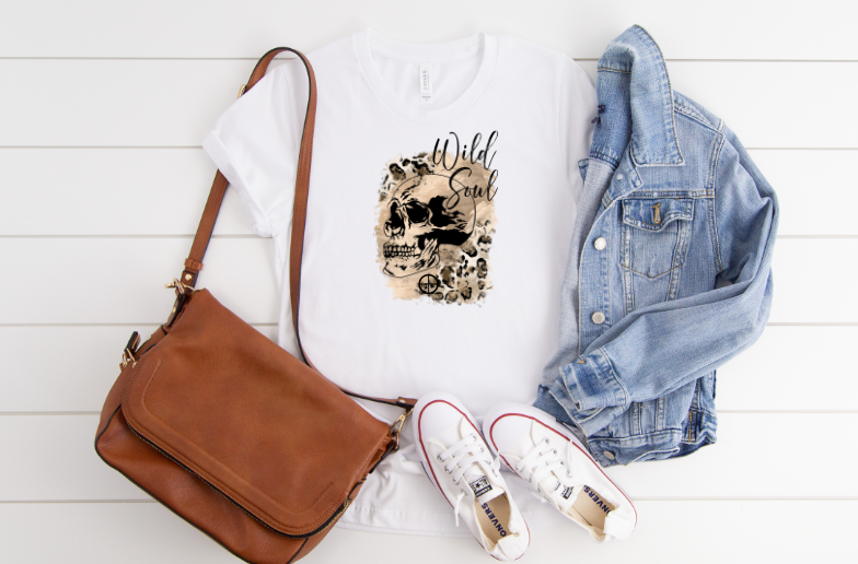 Wild Soul with Skull Sublimation Transfer