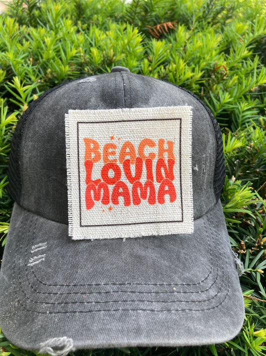 Beach Lovin Mama Hat Patch