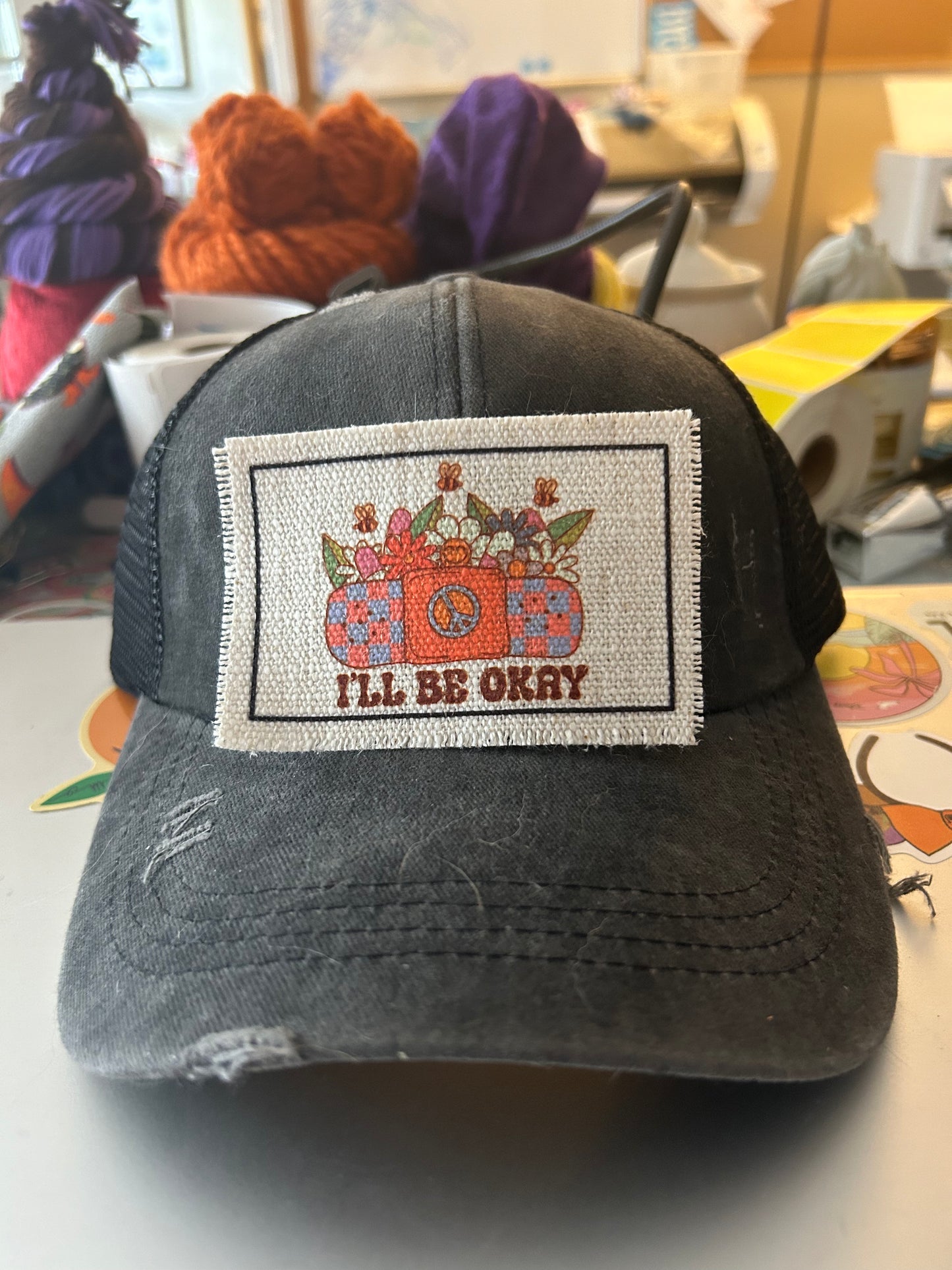 I'll Be Okay Band-Aid Hat Patch