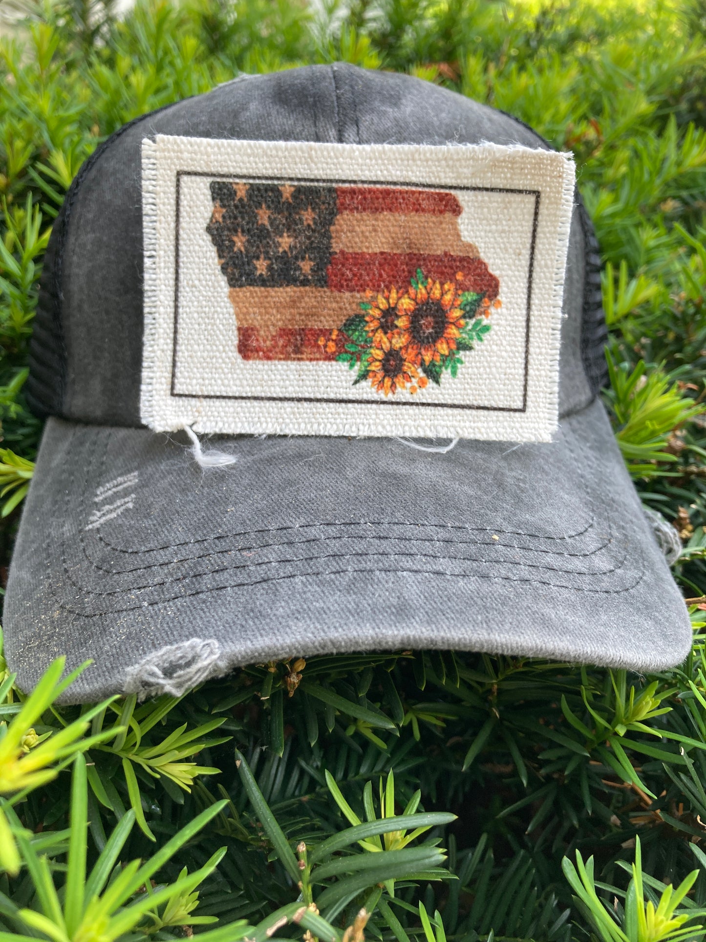State Sunflowers  Hat Patch