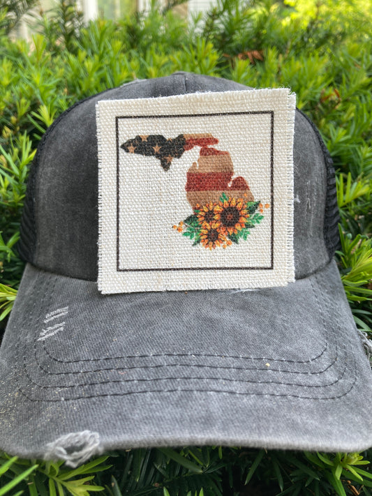 State Sunflowers  Hat Patch