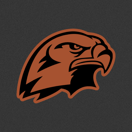Hawks Falcons Leatherette Hat Patch